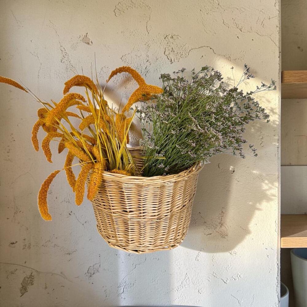 Vintage Wall Basket | French Cottagecore Farmhouse Decor